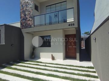 Casa · 108m² · 3 Quartos · 1 Vaga · Sobrado com piscina à venda, Praia de Leste, PONTAL DO PARANA - PR