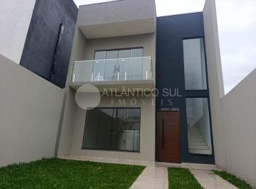 Casa · 144m² · 3 Quartos · Sobrado novo a venda , Jardim Guaraituba, PARANAGUA - PR