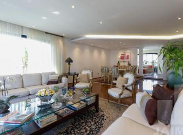Apartamento · 260m² · 4 Quartos · 3 Vagas · Vista para o Pacaembu e Pôr do Sol em um Elegante Apartamento de 260 m²