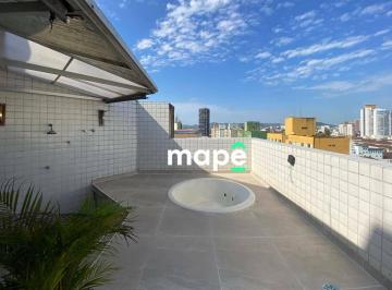 868d5bae9103be6723049ac0aaa00c6efd947a20 · Cobertura com 3 dormitórios para alugar, 146 m² por R$ 6.200/mês - Vila Mathias - Santos/SP
