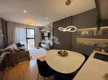 Apartamento · 50m² · 1 Quarto · 1 Vaga · Studio porteira fechada no Kobrasol com 50m² de área privativa, Condomínio com infraestrutura comple