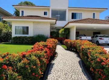 Casa · 300m² · 5 Quartos · 4 Vagas · Casa de condomínio para alugar com 5 quartos 4 suítes Busca Vida - Camaçari - Ba