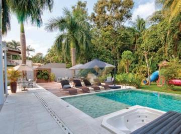 b7d8cbce31c72f94ed0826f03db38919a15a158c · CASA MOBILIADA E DECORADA | 6 SUÍTES | 550m² | PISCINA AQUECIDA | SPA | QUADRA DE BEACH TENNIS | RIV