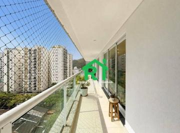 Varanda · Apartamento com 3 quartos (3 suítes), 2 vagas e lazer à venda em Pitangueiras, Guarujá
