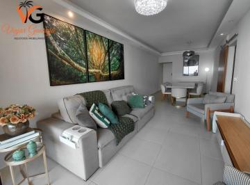 Apartamento · 108m² · 3 Quartos · 2 Vagas · Apartamento em Barra Funda, Guarujá/SP de 108m² 3 quartos à venda por R$ 600.000,00