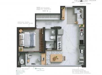 Apartamento · 50m² · 1 Quarto · 1 Vaga · Apartamento em Jardim das Colinas, São José dos Campos/SP de 50m² 1 quartos à venda por R$ 720.000,0