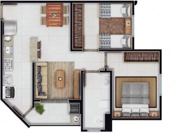 Apartamento · 58m² · 2 Quartos · 1 Vaga · Apartamento em Vargem do Bom Jesus, Florianópolis/SC de 58m² 2 quartos à venda por R$ 473.000,00