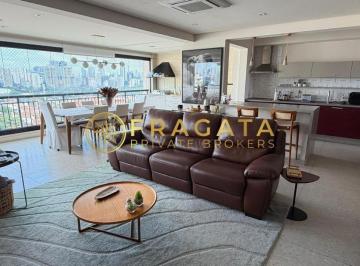 Apartamento · 135m² · 3 Quartos · 3 Vagas · Alto Padrão na Vila Olímpia - SP | 3 Suítes, Varanda Gourmet e 3 Vagas