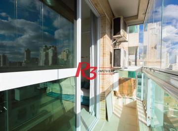 2038ea7c9cc18963bd3d80801a842927b50c16ae · Apartamento com 1 dormitório para alugar, 51 m² por R$ 4.200,01/mês - José Menino - Santos/SP