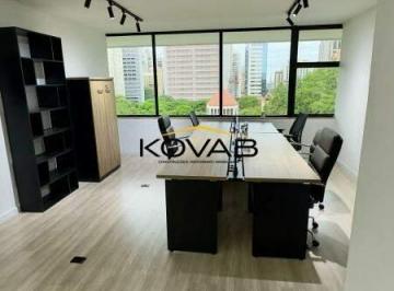 Comercial · 75m² · 2 Vagas · Exclusividade em Moema: Sala Comercial 75m² Mobiliada 