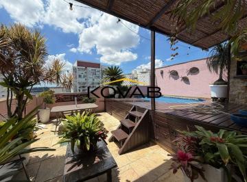 Apartamento · 140m² · 3 Quartos · 2 Vagas · VENDA: Cobertura com piscina e churrasqueira privativa na Vila Guarani (Zona Sul), próximo ao Metrô