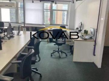 Comercial · 116m² · 2 Vagas · Sala comercial mobiliada 116m² - Brooklin