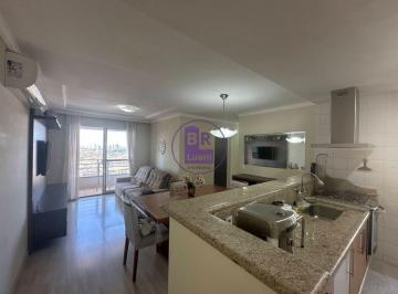 Apartamento · 79m² · 3 Quartos · 2 Vagas · Apartamento todo mobiliado para locacao com 3 dormitorios e 2 vagas na Gleba Palhano