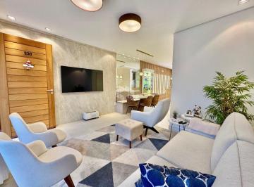 Casa · 121m² · 2 Quartos · 1 Vaga · Sobrado Geminada 2 suítes, lavabo, mobiliado e decorado, deck com ofuro e muito mais no Condomínio M