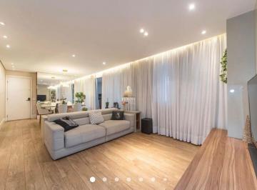 Sala · Apartamento à venda com 117m² no Brooklin, 3 quartos e 2 vagas