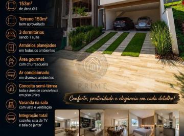 Casa · 153m² · 3 Quartos · 4 Vagas · Reserva da Mata - Casa Semi-térrea à Venda – Condomínio Reserva da Mata | Jundiaí/SP