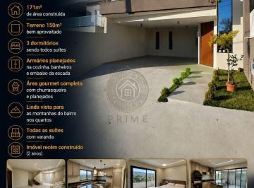 Casa · 171m² · 3 Quartos · 4 Vagas · Reserva da Mata - Casa Contemporânea à Venda – Condomínio Reserva da Mata | Jundiaí/SP