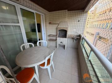 Apartamento · 110m² · 2 Quartos · 1 Vaga · Apartamento 2 Dormitórios com Vista Mar, Mobiliado e com Churrasqueira no Canto do Forte - Praia Gra
