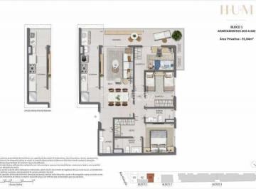 Apartamento · 91m² · 3 Quartos · Apartamento : Padrão / Residencial / Humaitá