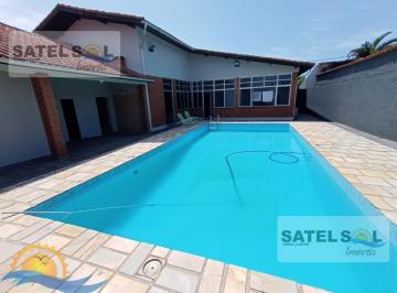 Casa · 311m² · 5 Quartos · Casa no Jardim Itapel de Itanhaém à venda ou locação com 5 dormitórios, piscina e terreno de 696m²