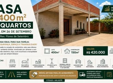 Casa de 3 quartos, Vicente Pires · Casa 3 Quartos 2 Suítes 400m² 26 de Setembro Rua 1 Condomínio Flores de Setembro