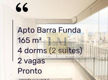 ff3637e004d1396dad5aabc19d8f26f9fda414c7 · Apartamento com 4 dormitórios à venda, 160 m² por R$ 1.940.000,00 - Barra Funda - São Paulo/SP
