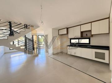 Cozinha com sala de jantar · Casa sobrado para locação no Condomínio Mont Blanc Village em Vinhedo/SP