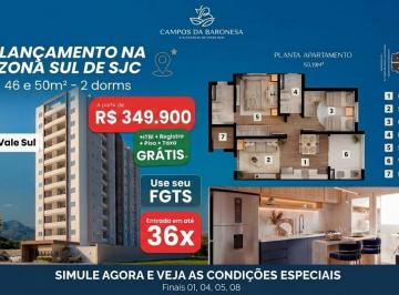 Apartamento de 2 quartos, São José dos Campos · Apartamento 2 dormitórios - Zona SUL - Próximo ao Sesi