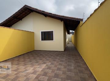 Casa · 70m² · 2 Quartos · 2 Vagas · Casa nova para locação em Itanhaém com 2 dormitórios e quintal