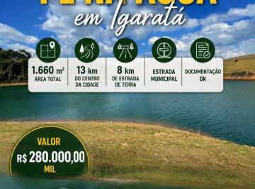 Terreno , Igaratá · Terreno de 1.660 metros pé na água, represa deIgarata-SP