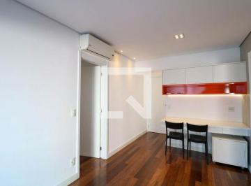 Sobre o imóvel: Lindo apartamento com uma suíte, sala, lavabo, cozinha, lavander · Apartamento para Aluguel - Campo Belo, 1 Quarto,  49 m² - São Paulo
