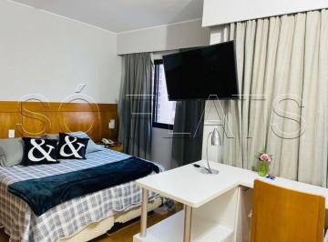 Apartamento · 29m² · 1 Quarto · 1 Vaga · Flat disponível para locação no Slaviero Moema, contendo 29m², 1 dormitório e 1 vaga de garagem.