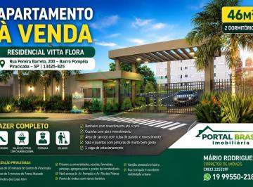Apartamento · 46m² · 2 Quartos · Apartamento 2 Dormitórios à Venda no Residencial Vitta Flora em Piracicaba | ...