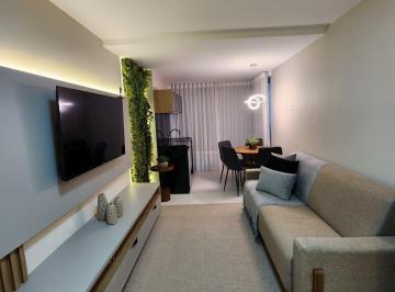 Apartamento · 60m² · 2 Quartos · 1 Vaga · Aluguel de Apartamento Alto Padrão Mobiliado na Praia de Itaparica - 02 Quartos e 01 Vaga