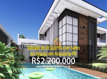 d1532f88c3a8c130bc01574463bfa479476e606b · Sobrado de 03 Quartos com suítes no Iguaçu/Jardim Dona Rosa em Araucária-PR - A venda por R$2.200.0