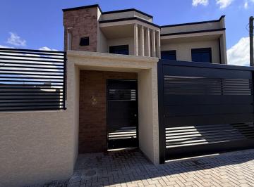 Casa · 135m² · 3 Quartos · 3 Vagas · Sobrado com Suíte e Closet à Venda na Fazenda Velha em Araucária | Alto Padrão