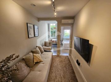 Apartamento · 52m² · 1 Quarto · 1 Vaga · Excepcional quarto e sala totalmente reformado no quadrilátero de Ipanema, com d
