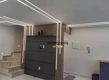 Sala de estar · Sobrado com 3 dormitórios à venda, 150 m² por R$ 950.000,00 - Vila Camilópolis - Santo André/SP