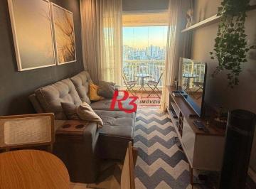6e5382578da3a02e8826d8239ef1948857e5907f · Apartamento com 1 dormitório para alugar, 49 m²  - Vila Matias - Santos/SP