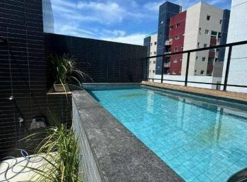 28875402a2584510ceffef41ca91cbf6433f9b31 · Apartamento com 2 dormitórios para alugar, 53 m² por R$ 3.600/mês - Intermares - Cabedelo/PB