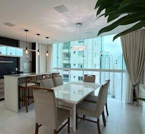 Apartamento · 133m² · 4 Quartos · 3 Vagas · Apartamento Mobiliado com 4 dormitórios para alugar - Pioneiros - Balneário Camb