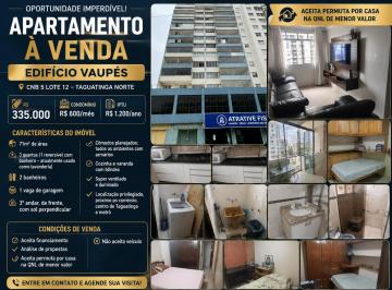 Apartamento de 3 quartos, Taguatinga · APTO 3 QUARTOS NA CNB 5 TAGUATINGA NORTE | 71M² | GARAGEM | ACEITA FINANCIAMENTO