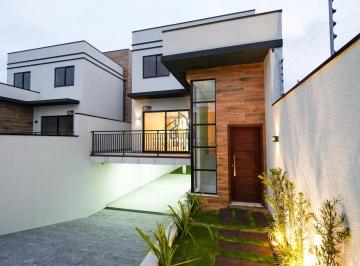 Casa · 200m² · 3 Quartos · 5 Vagas · Sobrado de Alto Padrão com Arquitetura Exclusiva no Jardim Cruzeiro – São José dos Pinhais