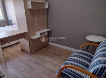 estar e painel · Apartamento JK -  Partenon, Porto Alegre