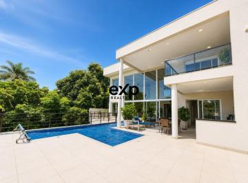 Casa · 680m² · 4 Quartos · 4 Vagas · Mansão Contemporânea Mobiliada com4 suites, Elevador, Academia, Sauna, Piscina Aquecida e Casa de Hó