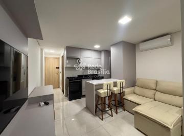 Apartamento · 31m² · 1 Quarto · 1 Vaga · Apartamento conjugado, com subdivisões definidas no Noroeste e vaga subsolo.