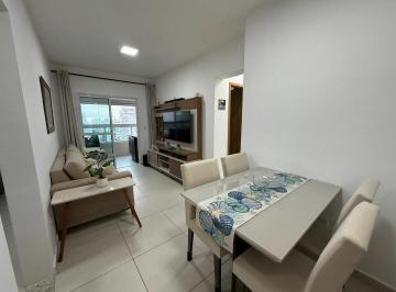 Apartamento · 70m² · 2 Quartos · 2 Vagas · Apartamento 2 quartos (1 suíte) mobiliado com varanda gourmet e 2 vagas — Praia Grande (Tupi)