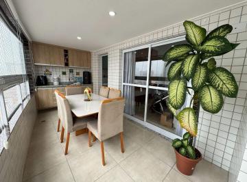 Apartamento · 78m² · 2 Quartos · 1 Vaga · Apartamento com 2 dormitórios à venda, 78 m² por R$ 570.000,00 - Vila Guilhermina - Praia Grande/SP