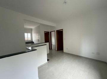 Casa · 58m² · 2 Quartos · 1 Vaga · Casa à venda no Bairro Aviação (Praia Grande/SP) – 2 dormitórios, 2 salas e 1 vaga