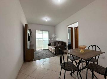 Apartamento · 48m² · 1 Quarto · 1 Vaga · Apartamento à venda na Guilhermina, Praia Grande, com 1 suíte, varanda e vaga